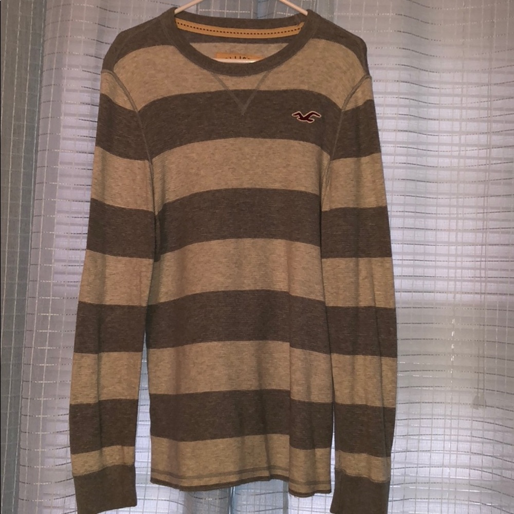 Men's Hollister 100% cotton waffle shirt